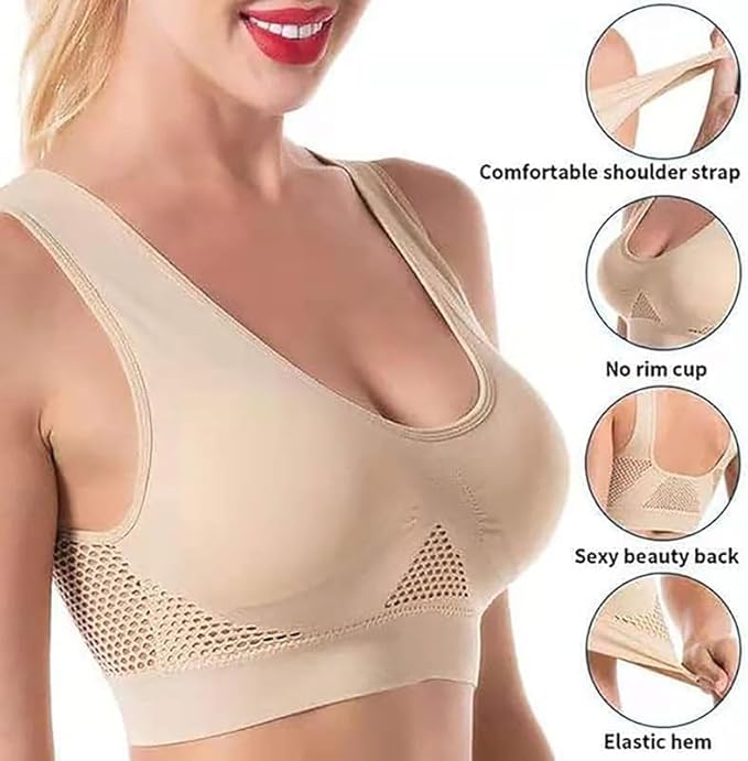 Breathable Cool Liftup Air Bra (Pack of 3)